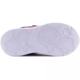 Wink Koronás fekete-színes LED fényű kislány cipő