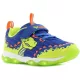 Wink Dínós kék-lime LED fényű kisfiú cipő