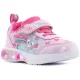 Wink Szíves rózsaszín LED fényű kislány cipő