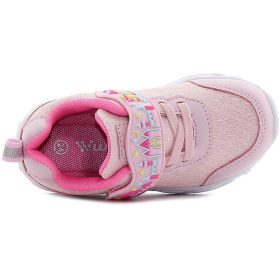 Wink Kastélyos rózsaszín LED fényű kislány cipő