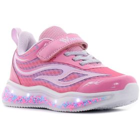 Wink Rózsaszín LED fényű kislány cipő