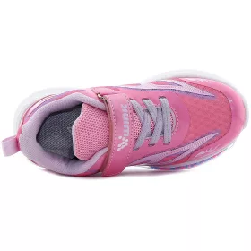 Wink Rózsaszín LED fényű kislány cipő