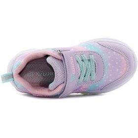 Wink Csillagos lila LED fényű kislány cipő