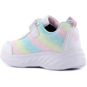 Wink Csillagos fehér LED fényű kislány cipő