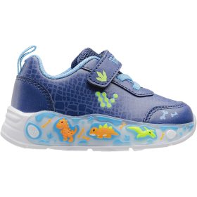 Wink Dínós sötétkék LED fényű kisfiú cipő