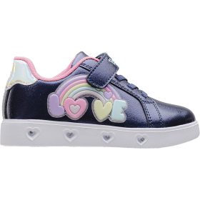 Wink Love sötétkék LED fényű kislány cipő