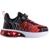 Wink Pókos piros-fekete LED fényű kisfiú cipő