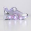 Wink Unikornis lila-ezüst LED fényű kislány cipő