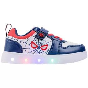 Wink Pókhálós kék-fehér LED fényű kisfiú cipő