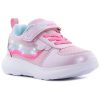 Wink Szivárványos rózsaszín LED fényű kislány cipő