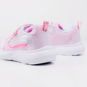 Wink Szivárványos rózsaszín LED fényű kislány cipő