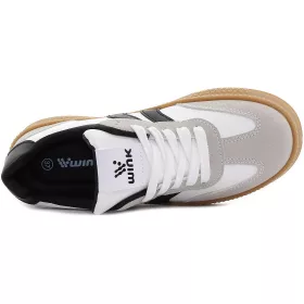 Wink Fehér-szürke női cipő