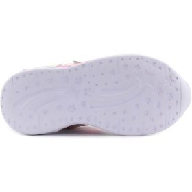   Wink Csillagos ezüst magasszárú LED fényű kislány cipő