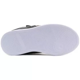   Wink Pillangós fekete magasszárú LED fényű kislány cipő