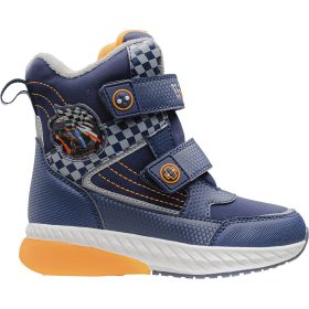 Wink Versenyautós kék bélelt LED fényű kisfiú bakancs