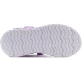 Wink Pillangós lila LED fényű kislány szandál