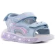 Wink Csillagos világoskék LED fényű kislány szandál