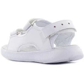 Wink Csillagos fehér LED fényű kislány szandál