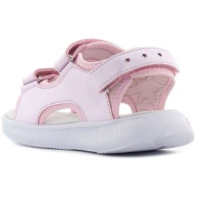 Wink Csillagos rózsaszín LED fényű kislány szandál