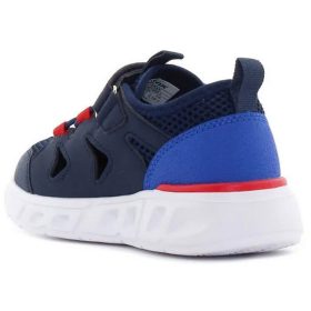   Wink Sötétkék-piros LED fényű zártorrú kisfiú szandál