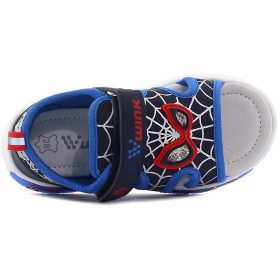 Wink Pókhálós kék LED fényű kisfiú szandál