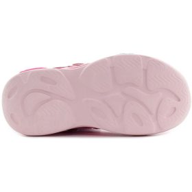   Wink Csillagos rózsaszín LED fényű zártorrú kislány szandál