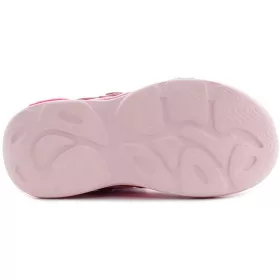   Wink Csillagos rózsaszín LED fényű zártorrú kislány szandál