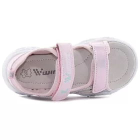 Wink Unikornis rózsaszín LED fényű kislány szandál