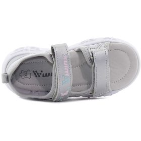 Wink Unikornis ezüst LED fényű kislány szandál