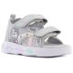 Wink Unikornis ezüst LED fényű kislány szandál