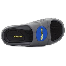 Wink Szürke-fekete kisfiú papucs