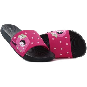 Wink Epres pink-fekete kislány papucs