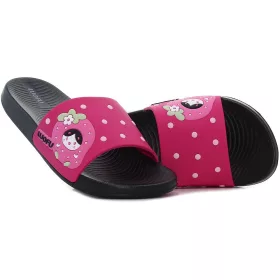 Wink Epres pink-fekete kislány papucs