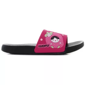 Wink Epres pink-fekete kislány papucs