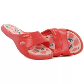 Wink Epres korall kislány papucs