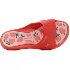Wink Epres korall kislány papucs