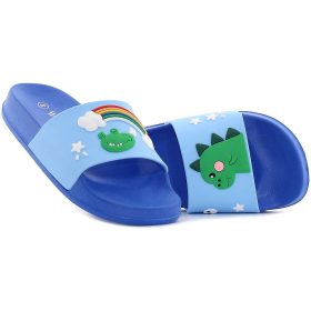 Wink Dínós kék kisfiú papucs