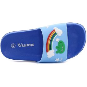 Wink Dínós kék kisfiú papucs