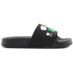 Wink Dínós fekete kisfiú papucs