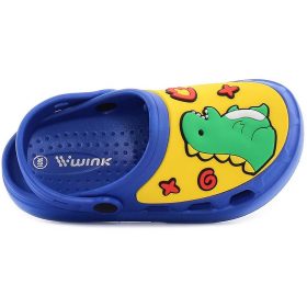 Wink Dínós kék-sárga kisfiú papucs