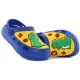 Wink Dínós kék-sárga kisfiú papucs