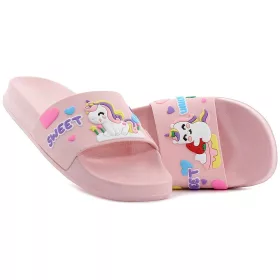 Wink Unikornis rózsaszín kislány papucs