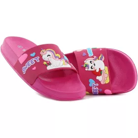 Wink Unikornis pink kislány papucs