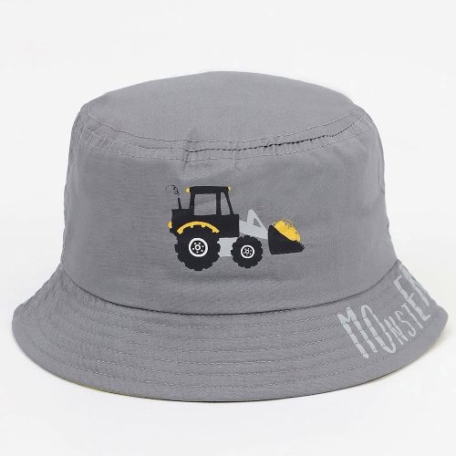 Yo Traktoros szürke kisfiú kalap