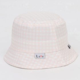 Yo Rózsaszínkockás baba kalap