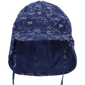 Yo Cápás sötétkék baba légiós sapka