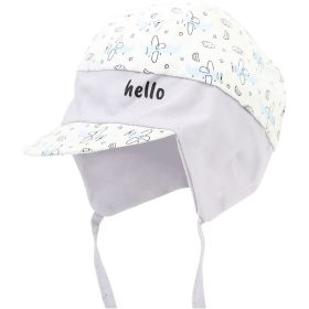 Yo Repülős fehér baba sapka