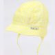 Yo Kockás sárga baba sapka