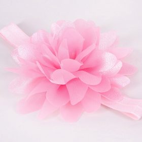 Yo Virágos rózsaszín baba lány fejpánt