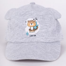 Yo Leopárdos szürke baba baseball sapka